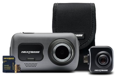 Nextbase 622GW Elite View Bundle – 4K Front & Rear View Dash Cam, Dual Channel + 256GB SD, WiFi, Parking Mode, Bluetooth, GPS, Image Stabilisation, SOS, Enhanced Night Mode