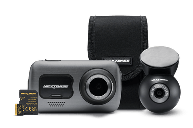 Nextbase 622GW Elite Bundle – 4K Front & Rear Dash Cam, Dual Channel + 256GB SD, WiFi, Parking Mode, Bluetooth, GPS, Image Stabilisation, SOS, Enhanced Night Mode
