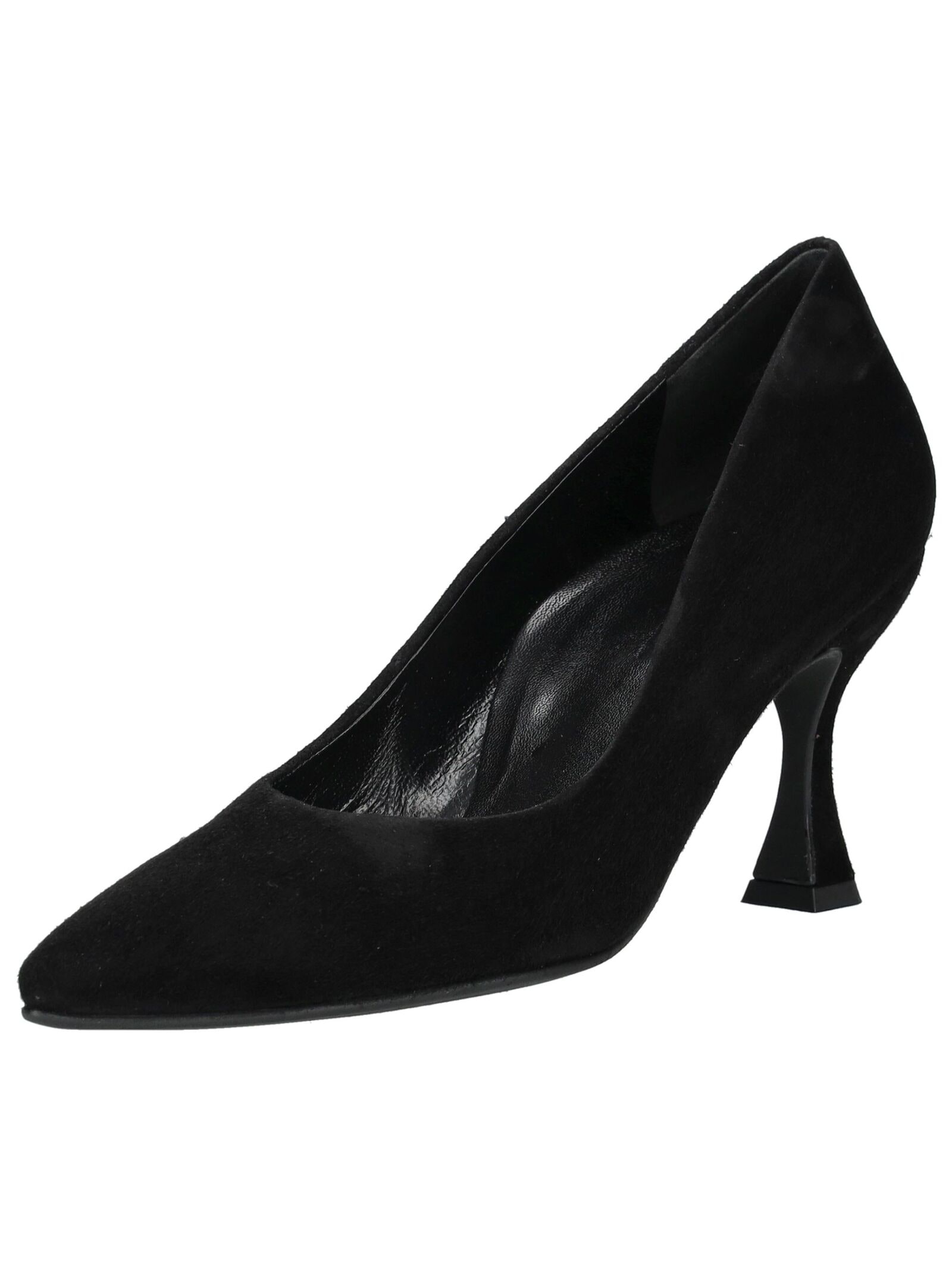 Pumps PAUL GREEN "Paul Green Pumps Veloursleder", Damen, Gr. 38,5, schwarz, Veloursleder, Schuhe Pumps