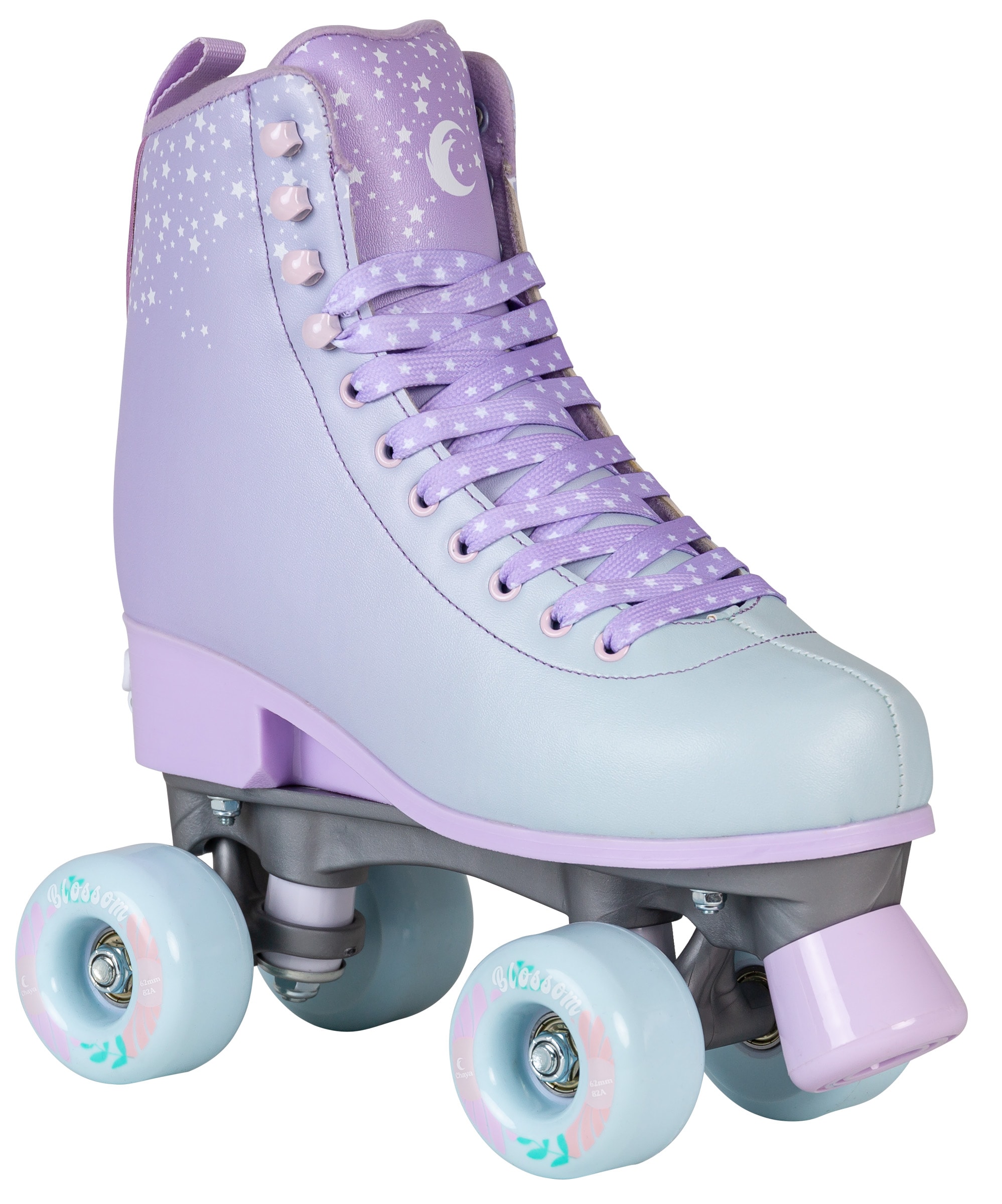 Rollschuhe CHAYA "Bliss Star adj." Gr. 39, lila, Inlineskates_Rollschuhe, Kinder, 39/42 (bis 100 kg), Lederimitat