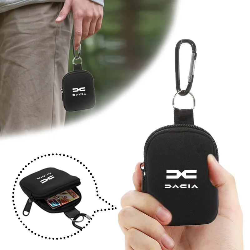 Porte-carte de crédit de voiture portefeuilles porte-carte bancaire sac à main pour Dacia Duster Logan Sandero Jogger printemps Stepway Dokker Lodgy