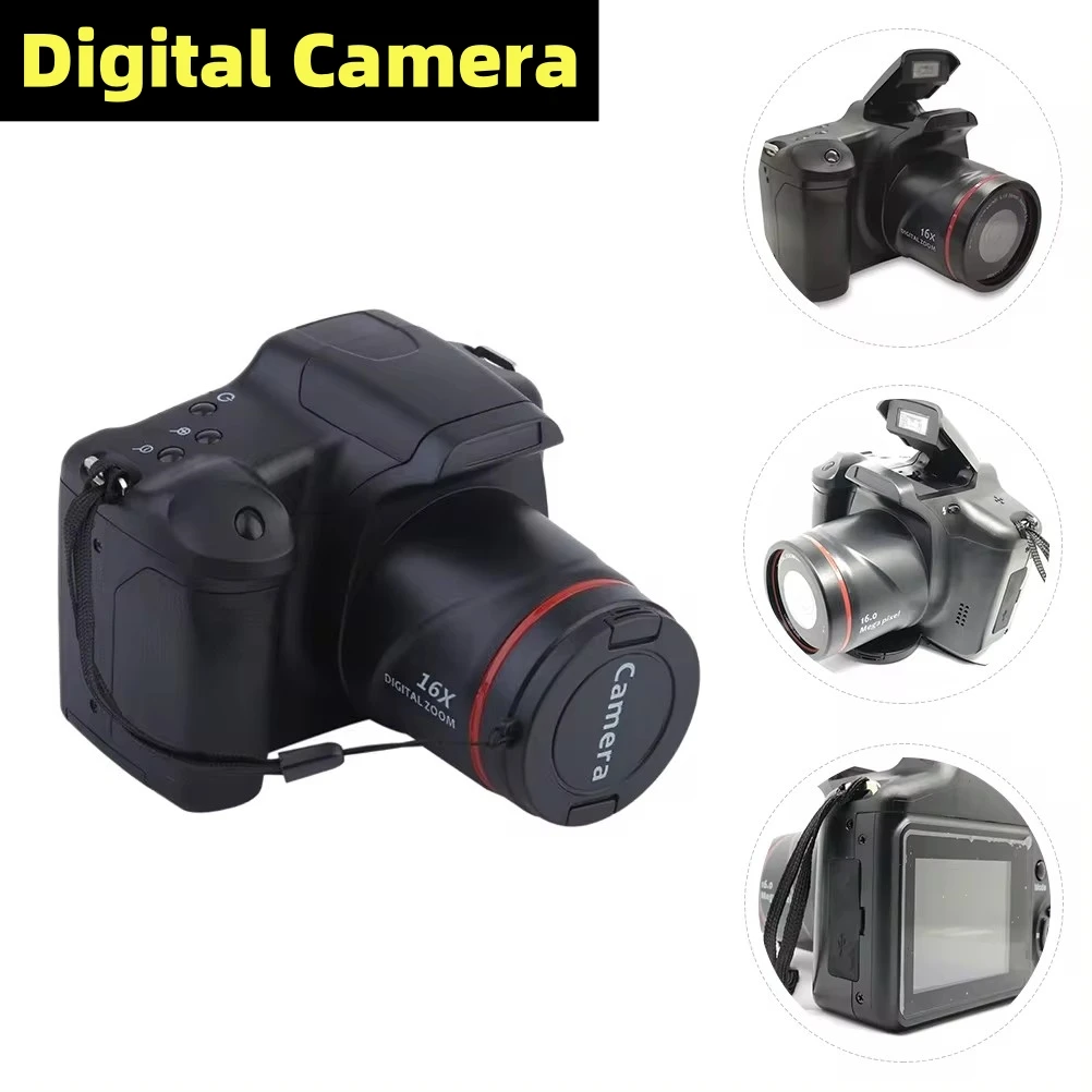 Digitale Kamera Tragbare 16X Zoom Video Camcorder Fotografie Tele Kamera Für Studenten Anfänger Professionelle Fotograf Image