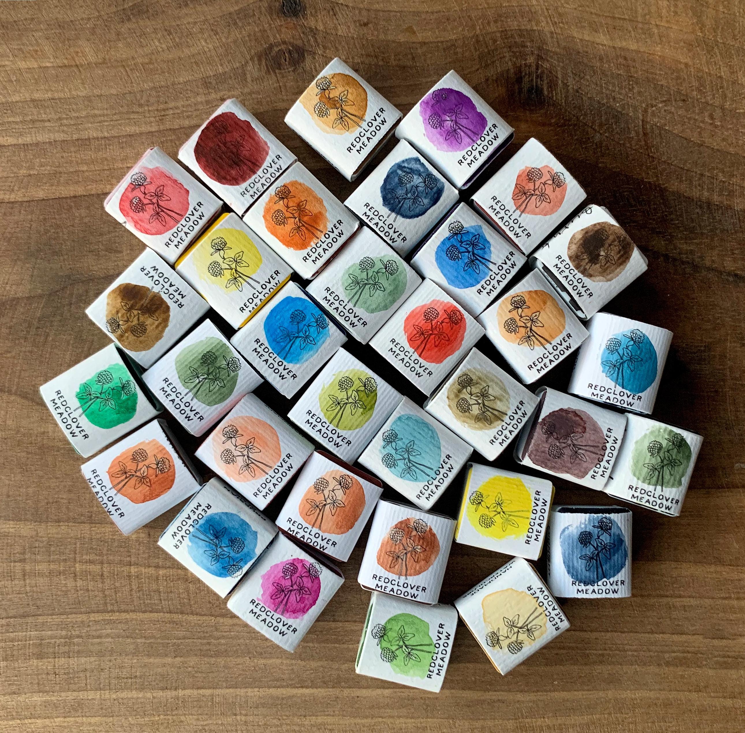 Tavolozza personalizzata. Crea la tua tavolozza di acquerelli. Tavolozza di acquerelli artigianale, acquerelli fatti a mano, regalo per lei, regalo di