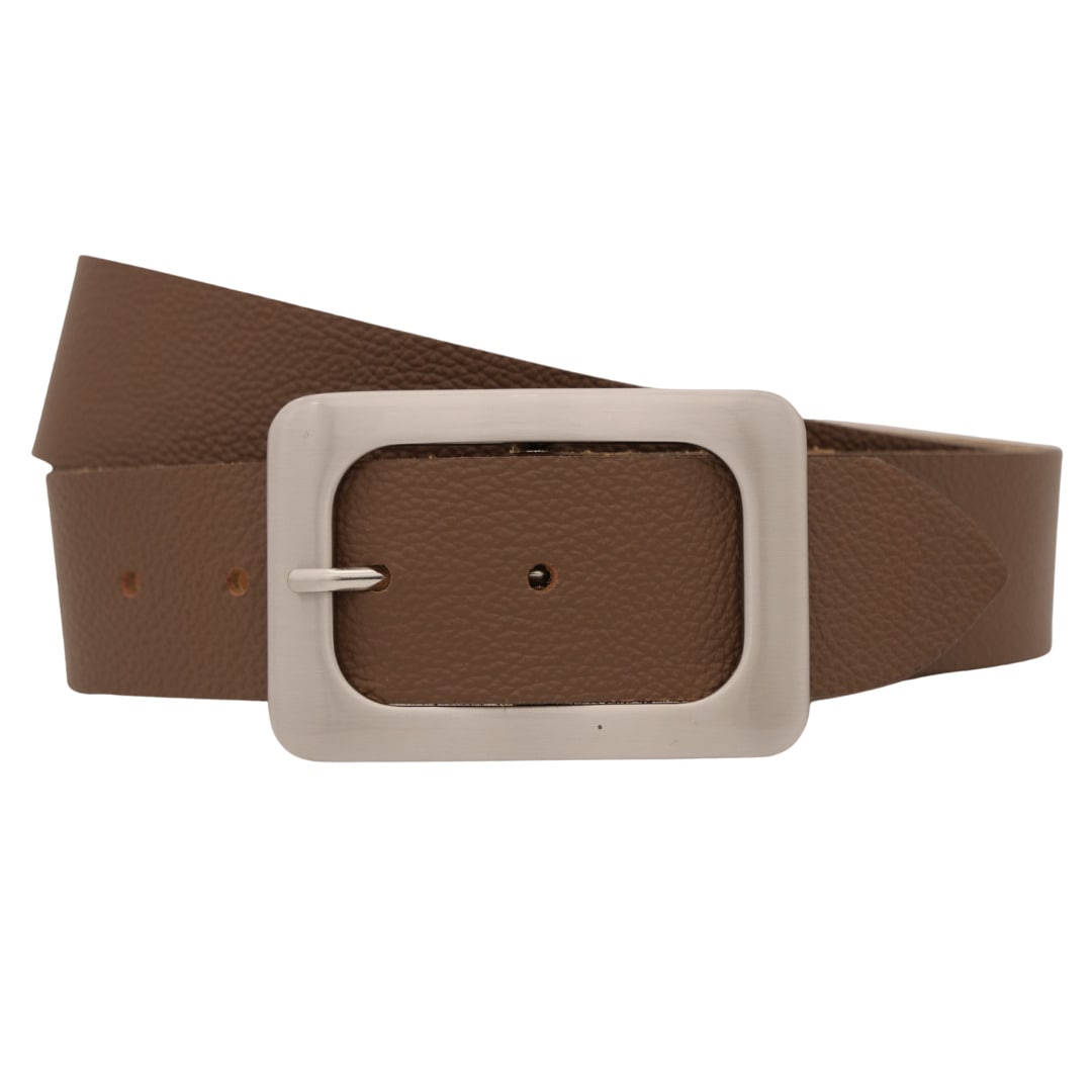 Ledergürtel ANNAMATONI "AnnaMatoni Ledergürtel Zoi Ledergürtel Zoi", Damen, Gr. TW115 - 130cm Gesamtlänge, braun (braun 690), 100% Leder, Gürtel Ledergürtel