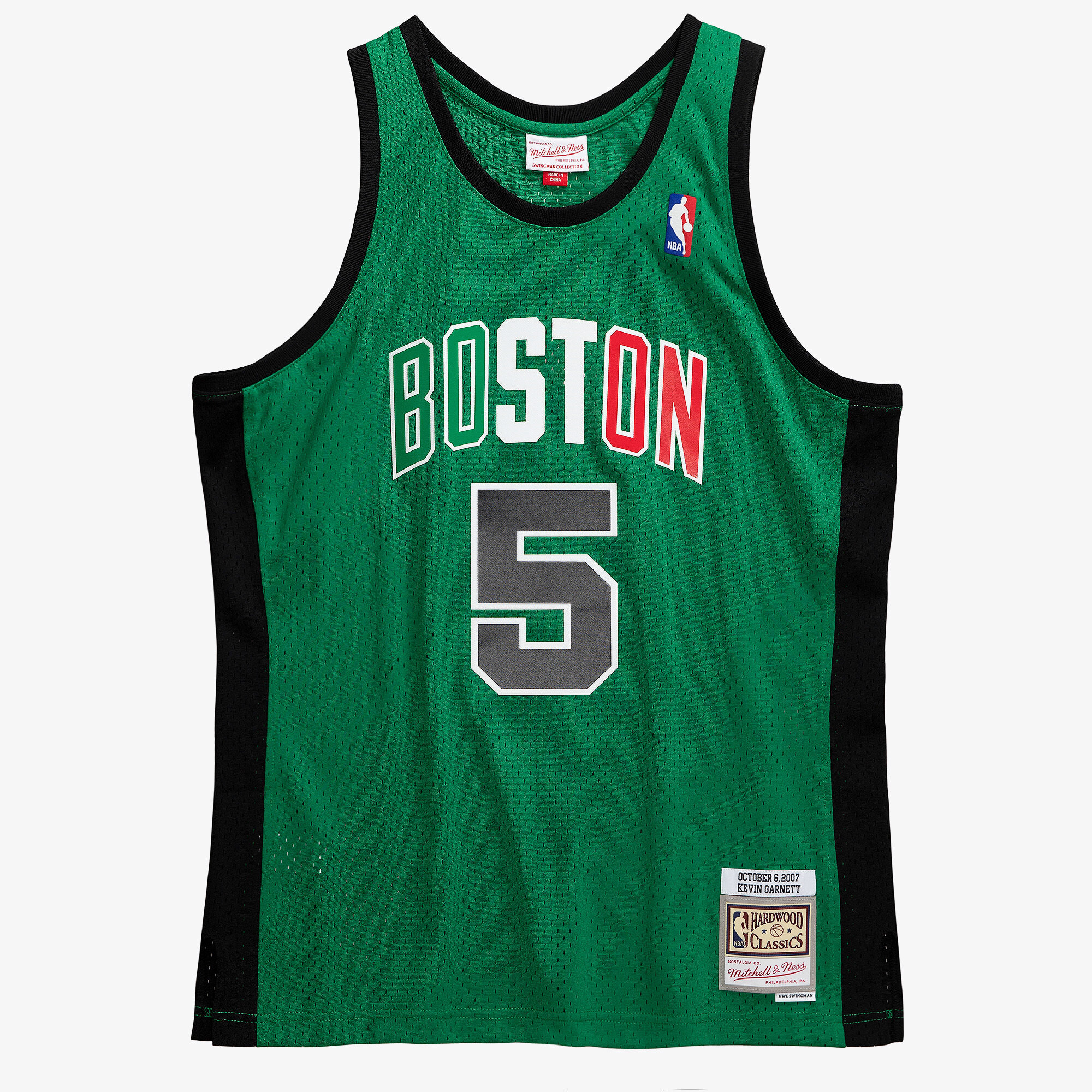 Boston Celtics Mitchell & Ness Swingman-Trikot Kevin Garnett 2007–08 Image
