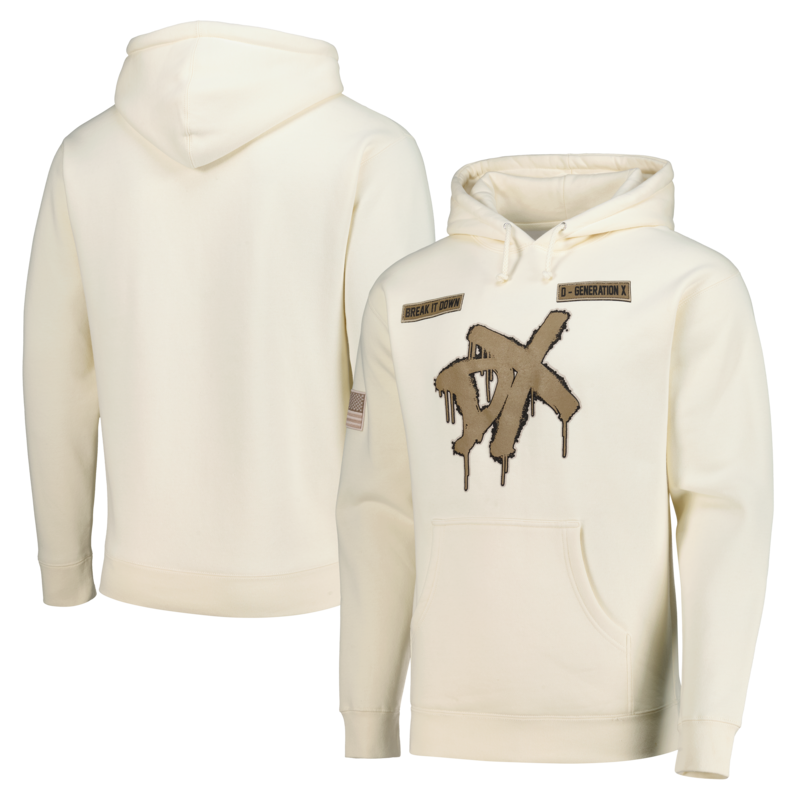 D-Generation X Spray Bone Herren-Hoodie in Creme Image