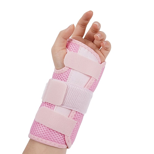 Handgelenkbandage mit festem Riemen, abnehmbarer Aluminiumplatte und einstellbarer Kompression für Sporttraining zur Vorbeugung von Verstauchungen. Image