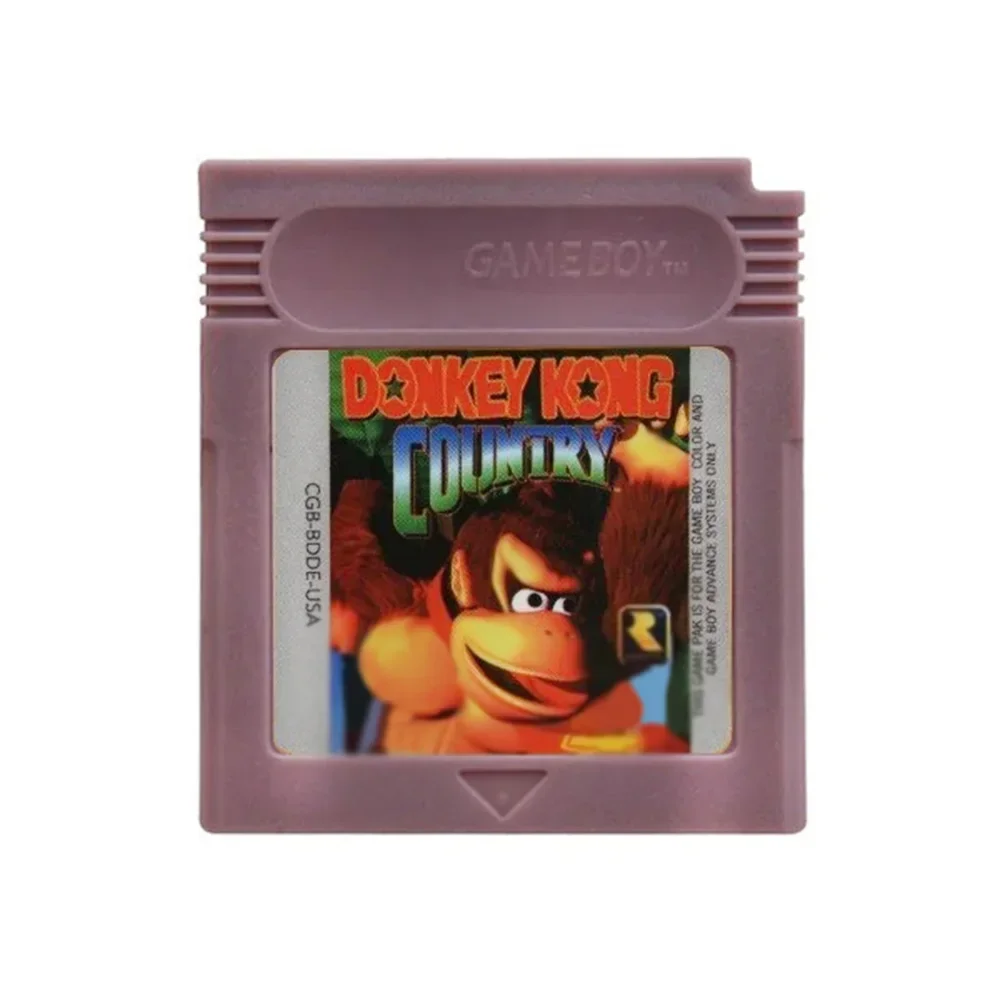 New GBC 16 Bit Game Video Game Cartridge Console16 Bit Game Card Wario Land Donkey Kong Wario Land 2 Yoshi for GBC/GBA Mario