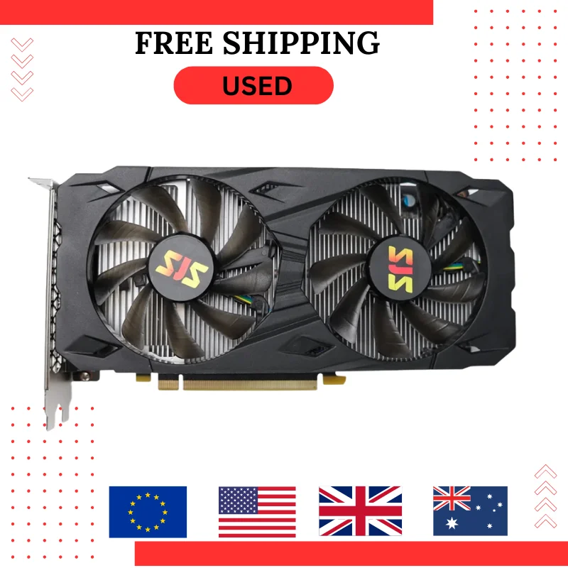 UTILISÉ SJS GTX1660 Super 6GB rx 580 GTX 1660 S Super Gaming carte graphique carte vidéo NVIDIA GPU GeForce RTX 2060Super placa de víd