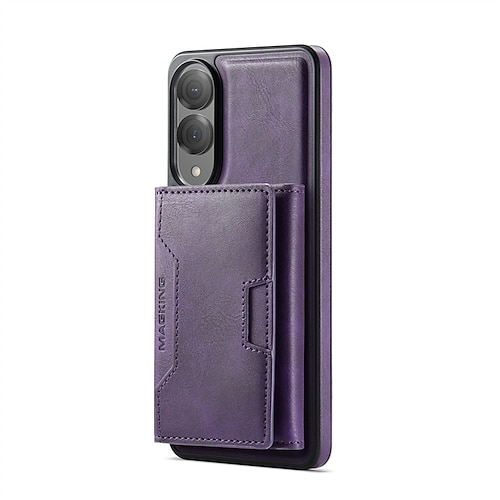 Handy Hülle Handyhüllen Für Samsung Galaxy S25 Ultra Plus S25 Edge S24 Ultra Plus S23 Ultra Brieftaschenhülle Mit Ständer Stoßfest Retro PU-Leder Image