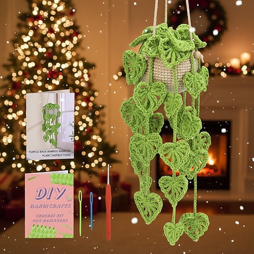 Ideal Weihnachtsgeschenke für Enkelkinder Mädchen Jungen Häkelset für Anfänger Häkelset Anfänger Häkelstarterset für vollständige Anfänger Erwachsene Häkeln Strickset mit Schritt-für-Schritt-Video Image