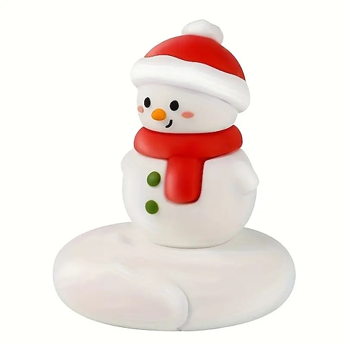 Charmantes 4-in-1-Weihnachts-Handystativ mit verstellbarem Winkel und stabilem Fuß, das als bezaubernde Tischdekoration für Smartphones/Tablets dient und ein ideales festliches Geschenk darstellt.