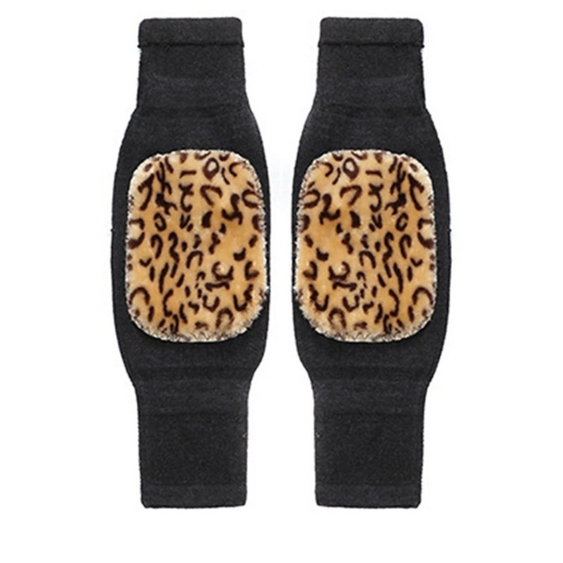 Cashmere Winter Knee Brace Thermal Leg Knee Warmer Sleeve For Women Men Wool Kneepad Support For Joint Pain Tendonitis Arthritis Knee Braces for Rheumatic Arthritis Ski Cycling Running Knee Wraps