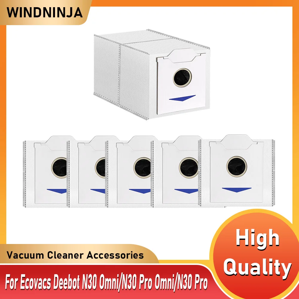 Staubbeutel für Ecovacs DEEBOT N30 Omni N30 Pro Omni N30 Pro Kehrroboter Staubsauger Ersatzteile Müllbeutel Wohnaccessoires Image