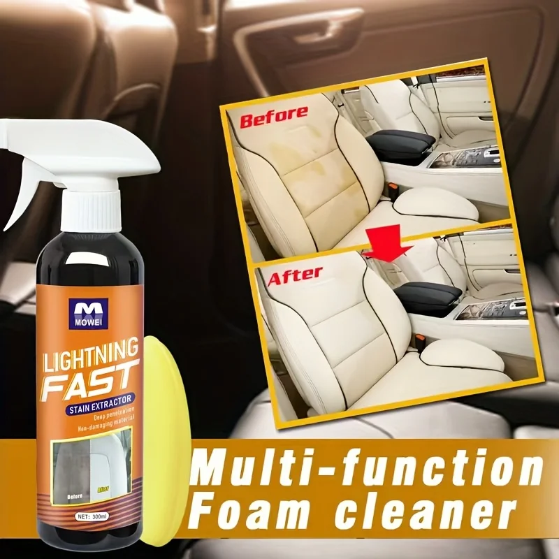 Ultimative Leder-Auto-Innenrestaurierung – Tiefenentfernung für Leder, Stoff und Vinyl – stellt Glanz wieder her und entfernt Gerüche (300 ml) Image