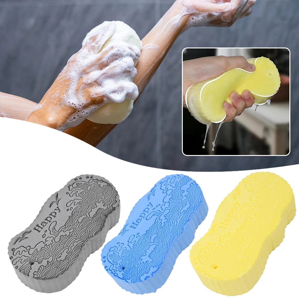 Super weiche Peeling Peeling Bath Schwamm Magics Peeling tote Haut 3d Bad Schwamm Körpermassage Reinigung Pinsel für Erwachsene Kinder Kinder Image