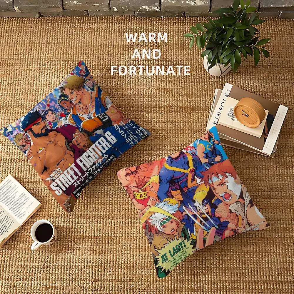 Street Fighter Kissenbezug Design Kissenbezug Dekor Urlaub Dekoration Image