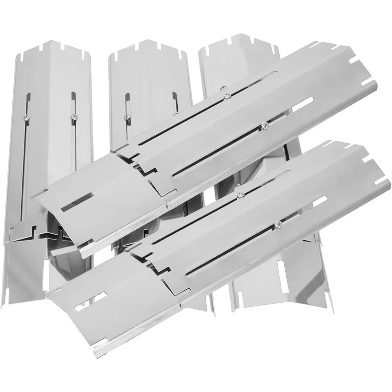 Universal Einstellbare Zelt Schild Edelstahl Wärme Platte Grill Brenner Abdeckung Wärme Zelt Grill Reparatur Kits für Gas Grill Image