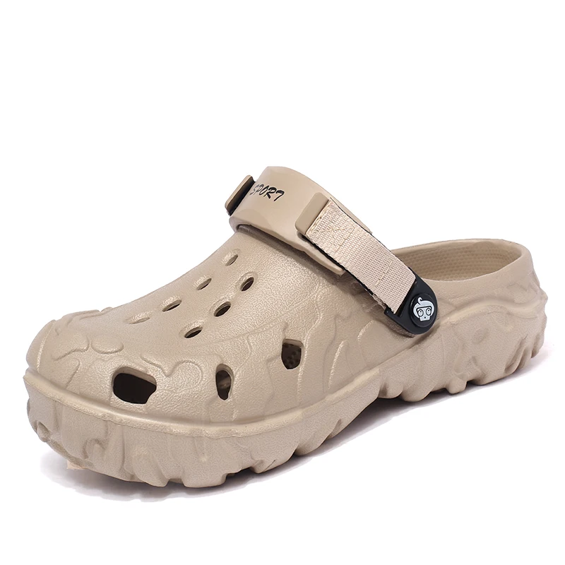 Große Größe 46 47 Herren-Clogs, Sandalen, Sommer, Mann, Hausgarten, Schuhe, bequeme Herren-Hausschuhe, rutschfeste Flip-Flop-Sandalen mit weichem Boden