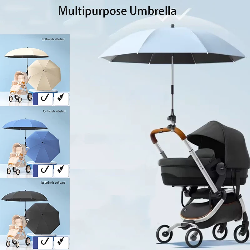 Multifunktionale Baby Kinderwagen Regenschirm Sonnenschirm Anti-uv Baby Kinderwagen Artefakt Sonnenschirm Baby Kinderwagen Regenschirm