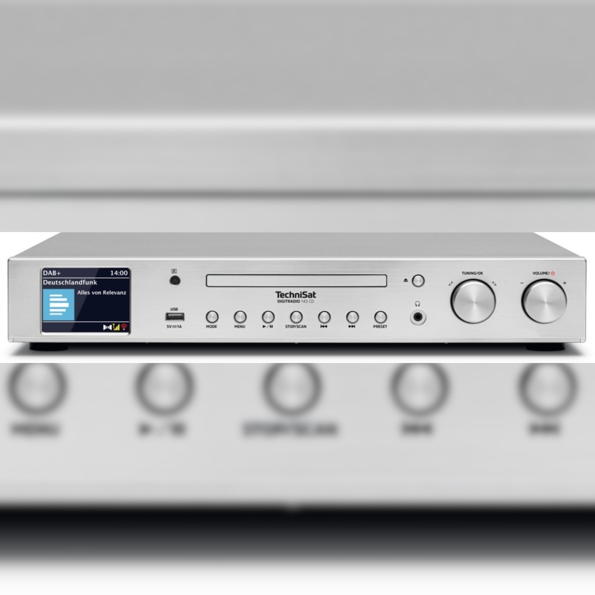 TechniSat DAB+ Hi-Fi-Komponente DIGITRADIO143CD si 0001/3989 Image