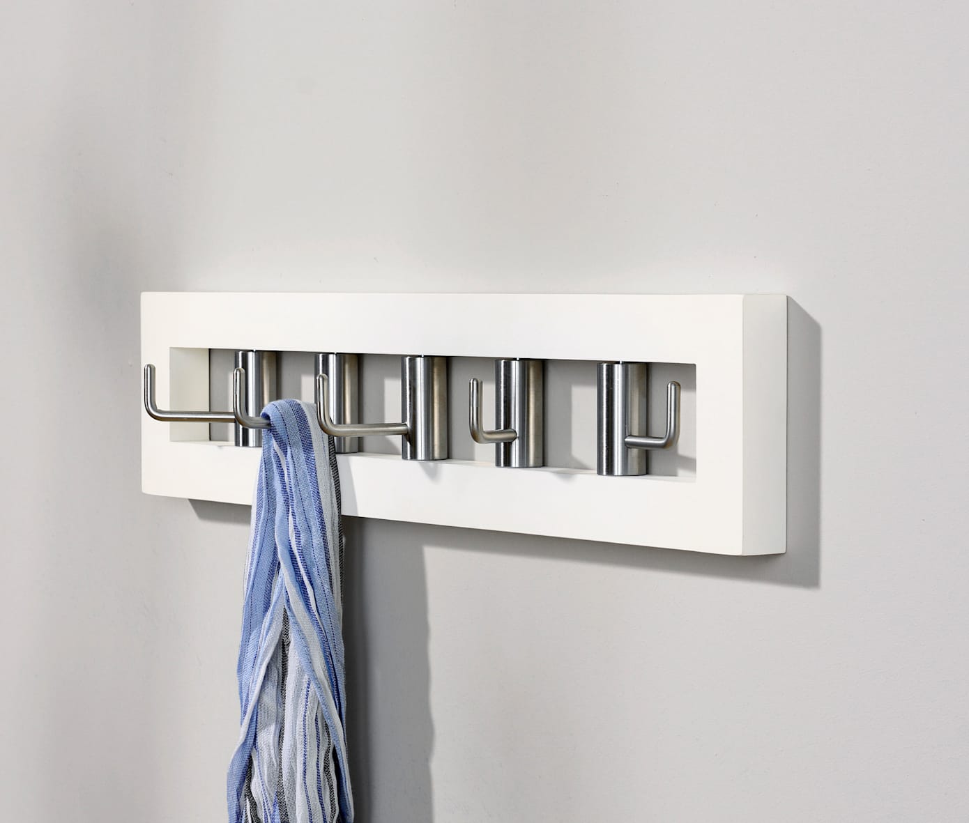 Garderobenleiste HEINE HOME, weiß, B:50cm H:11cm T:2cm, Garderobenhalter