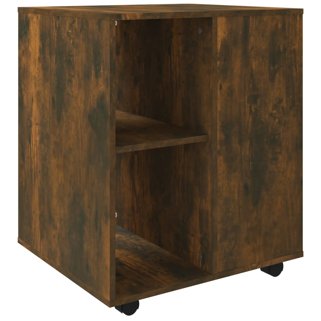 vidaXL Rollschrank Räuchereiche 60x53x72 cm Holzwerkstoff Image