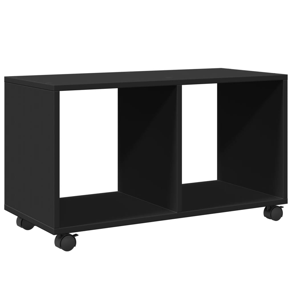 vidaXL Rollschrank Schwarz 72x33x42,5 cm Holzwerkstoff Image