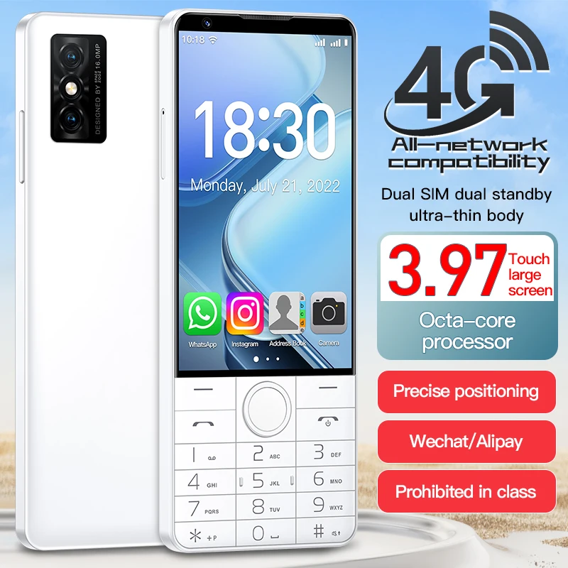 DOOV R70 Pro 4G Touchscreen-Tastatur-Handy mit 16 MP Kamera 4,0 Zoll 6 GB + 128 GB 2600 mAh Smartphone WhatsApp Image