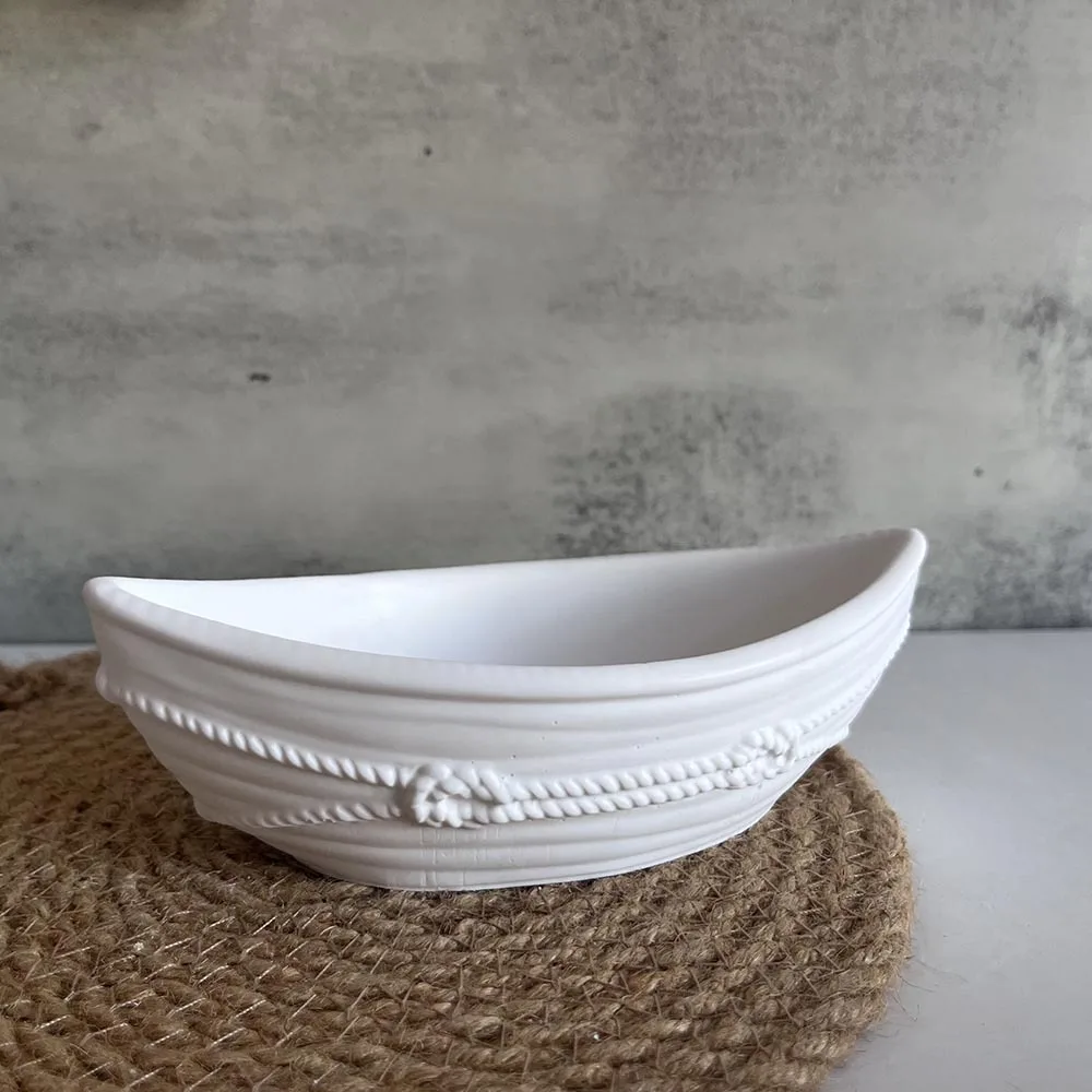 Seil Boot Aromatherapie Kerze Lagerung Können DIY Handgemachte Schmuck Lagerung Hause Dekoration Blumentopf Gips Harz Silikon Form Image