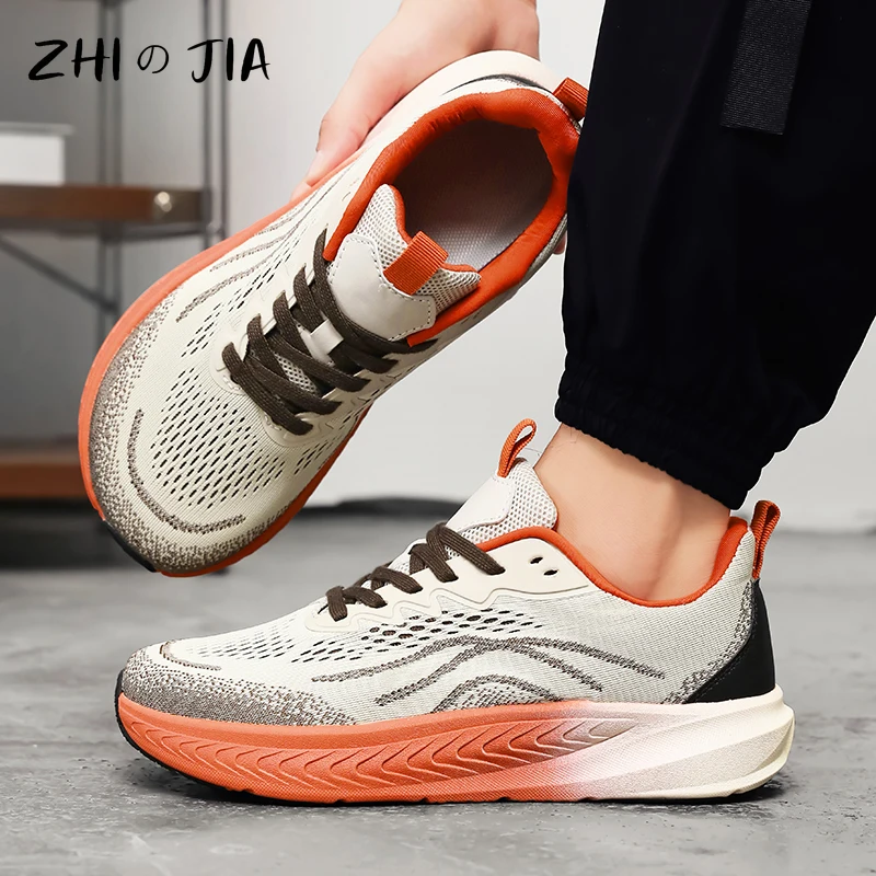 Männer Big Head Mesh Breite Palm Schuhe Plus Größe Sneaker Outdoor Gestrickte Atmungsaktive Lauf Fitness Schuhe Fahren Schuhe