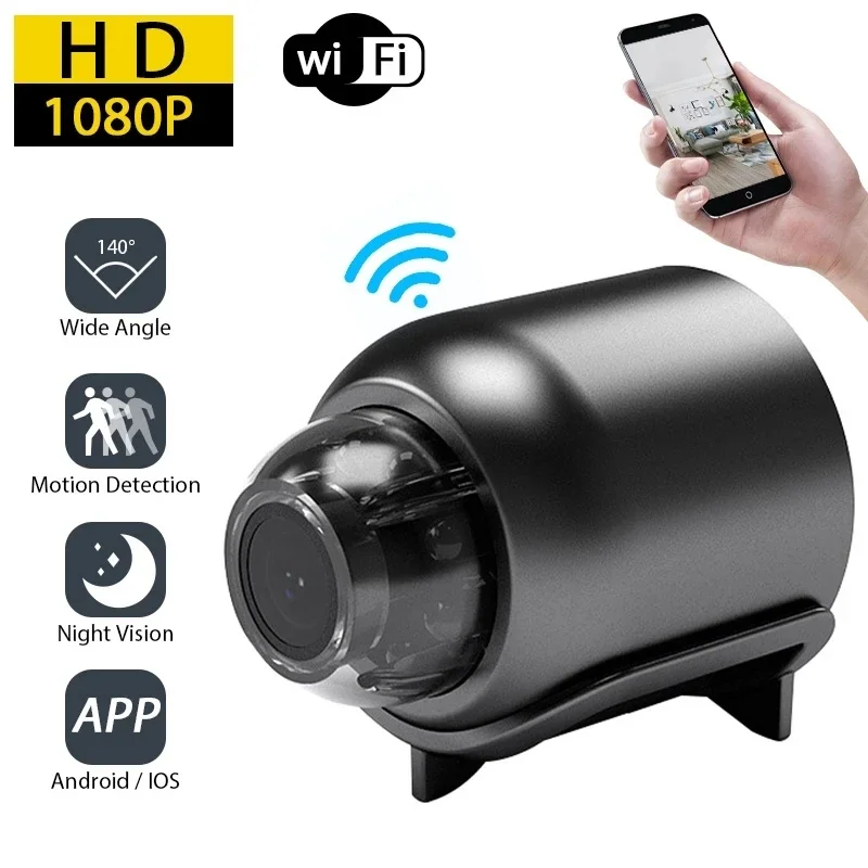 1080P HD Mini Kamera WiFi Wireless Home Kamera HD Nachtsicht Kamera Kamera Hause X5 Remote Kamera Kinder Haustier sicherheit Überwachung Image