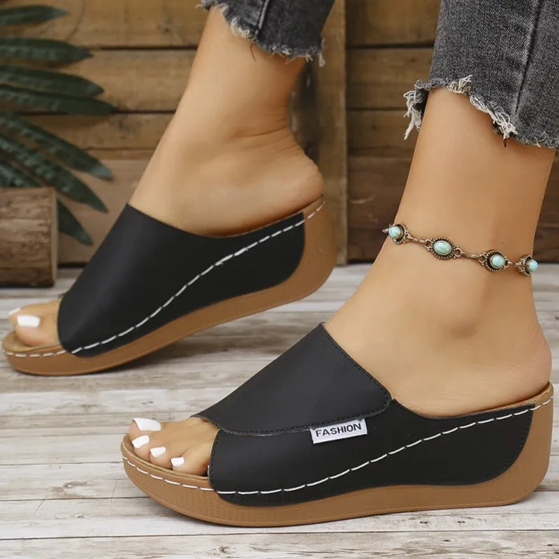 Sommer Frauen Schuhe Sandalen Nicht-Slip frauen Schuhe Slides Damen Schuhe Keil Sandalen Damen Party Frauen Hausschuhe Weibliche schuhe