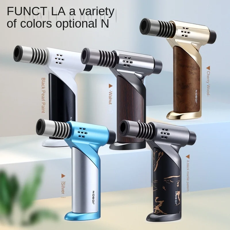 Schmuck Schweißen Küche Kochen Spritzpistole Fackel blaue Flamme Jet Gas Feuerzeug Zigarette Zubehör wind dichte Turbo Zigarre Feuerzeuge Image