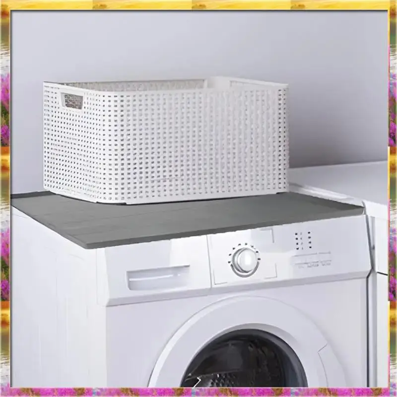 Y26A Neue Trockner Matte Für Top Von Trockner Silikon Waschmaschine Trockner Abdeckung Top Waschmaschine Abdeckung Staub-Proof Wasserdichte Schutz matte