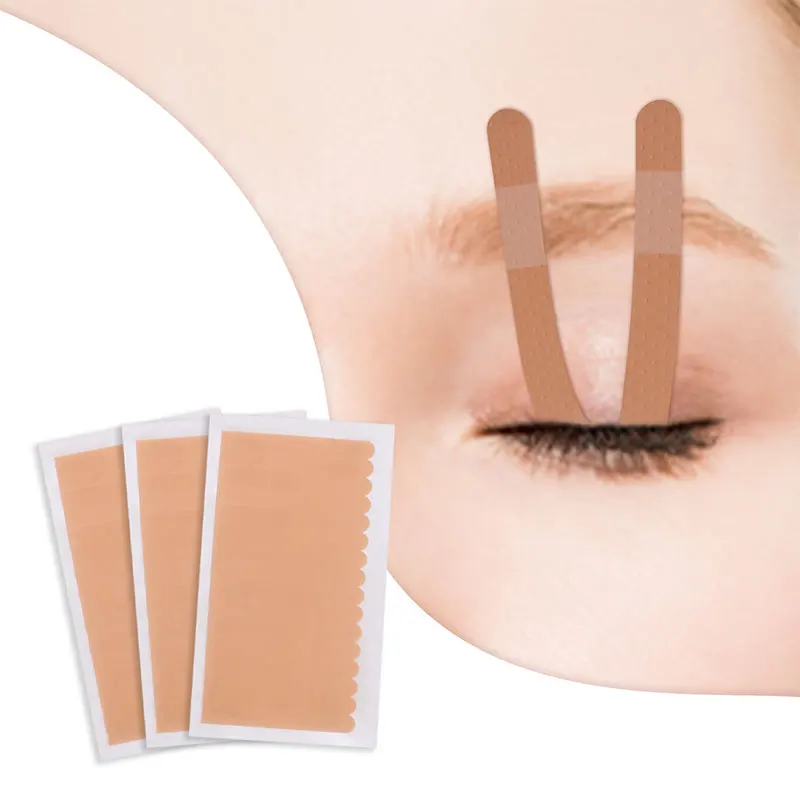 10 blätter Gepfropfte Falsche Wimpern Lifting Augenlid Band Vlies Augenbraue Schutz Band Wimpern Verlängerung Unter Patch Make-Up-Tools Image