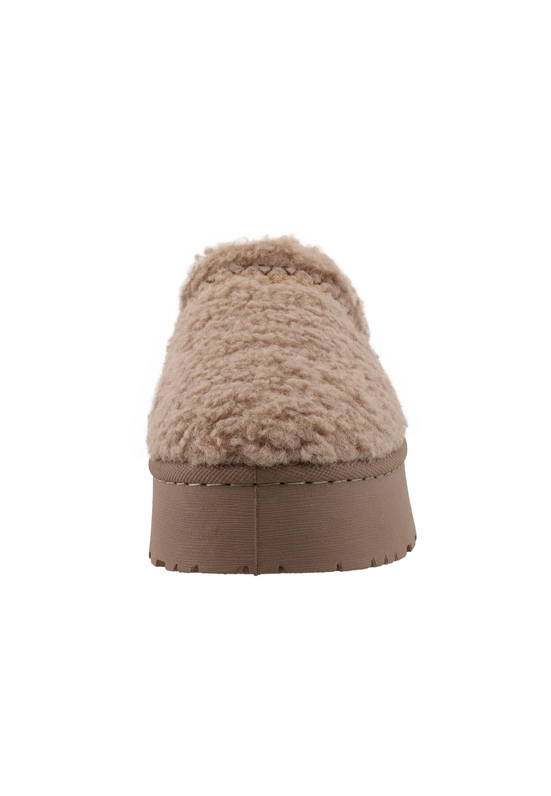 Sandale TOM TAILOR "Tom Tailor House Slippers", Damen, Gr. 38, taupe, Polyester, unifarben, Schuhe Sandale