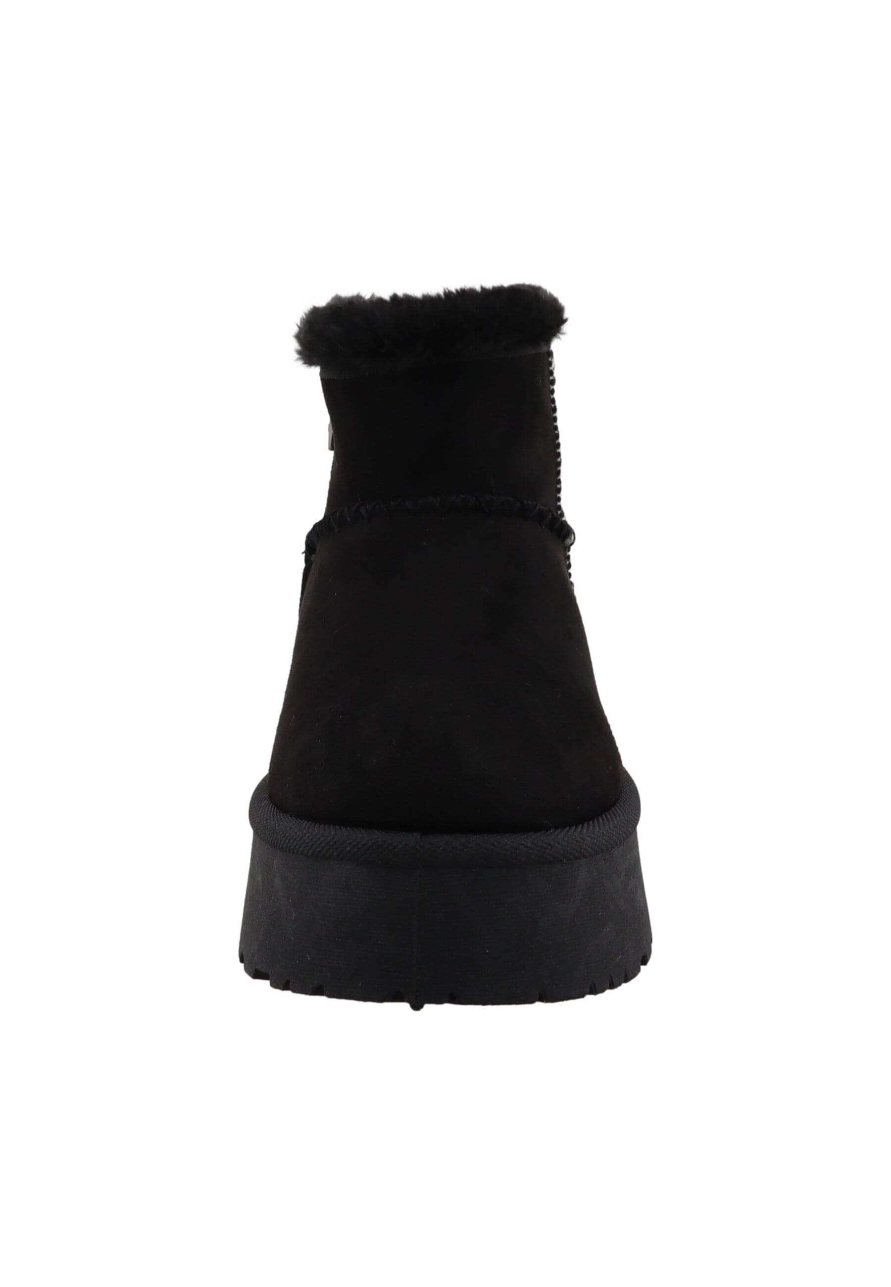 Stiefel TOM TAILOR "Tom Tailor Winter Boots", Damen, Gr. 41, schwarz, Polyester, unifarben, Schuhe Stiefel