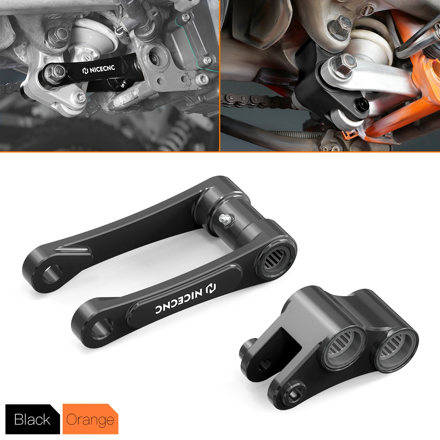 Kit di Abbassamento NICECNC da 2 Pollici per KTM 690 Enduro R 19-25, 690 SMC SMCR, Husqvarna 701 Enduro/Supermoto 16-25, GasGas700 SM/ES 22-25