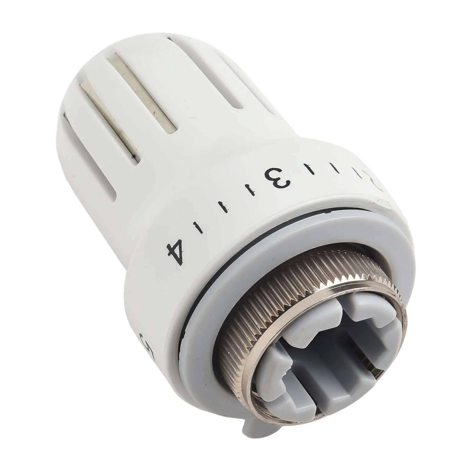 1pc Heizkörper Thermostat Kopf Heizung Weiß Control Thermostat Mit M30x1,5 Gewinde Anschlüsse Heizung Ventil Zubehör Image