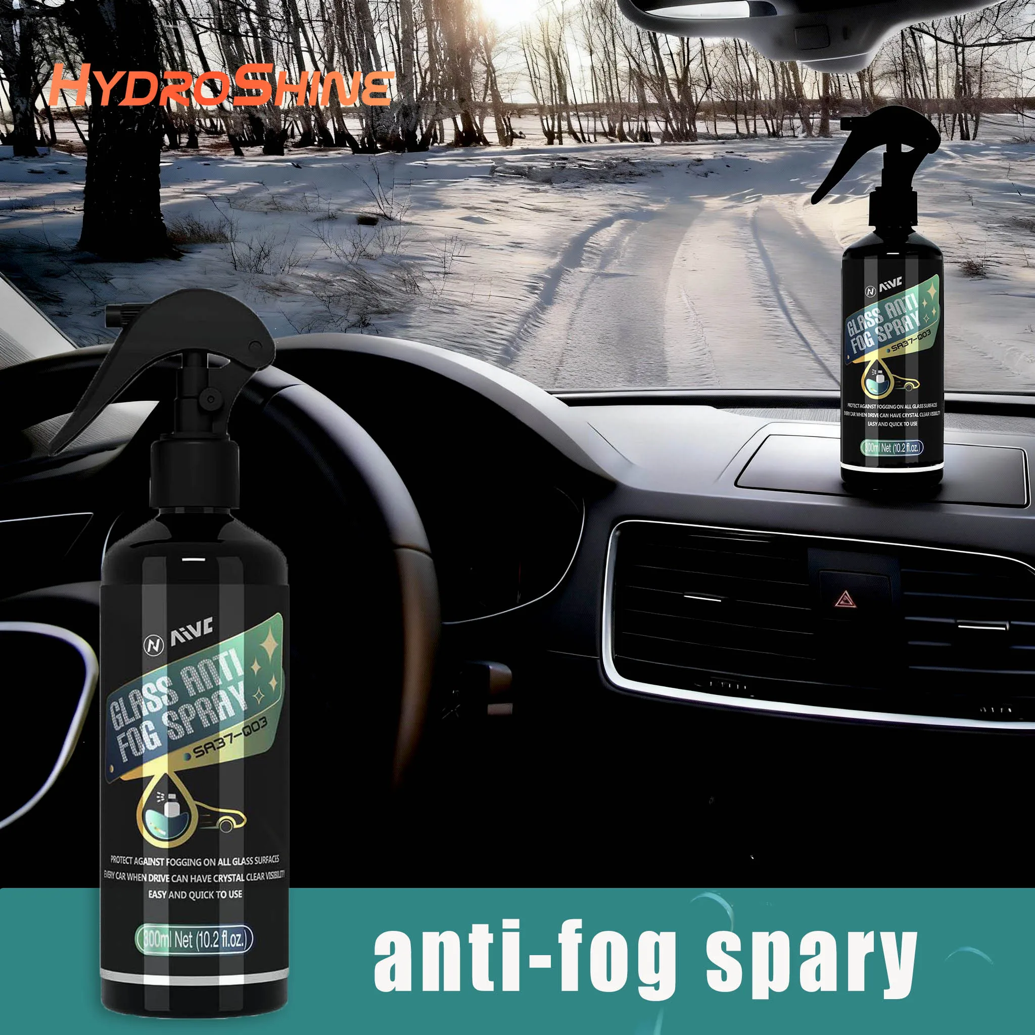 Glas Anti Nebel Spray Anti-Fog Windschutzscheibe Auto Glas Defogger Glas Reiniger Langlebige Reinigung Flüssigkeit Für Fahrzeug Fahren auto Image