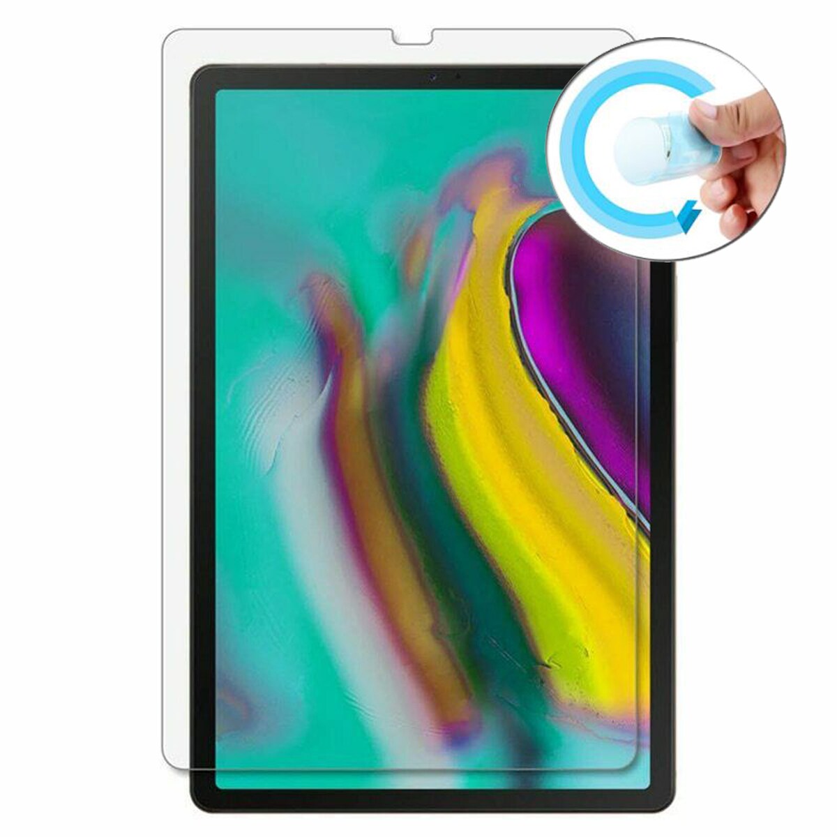 Lobwerk 2x Flexible Nano-Schutzfolie für Samsung Galaxy Tab S5e SM-T720 T725 10.5 Zoll Displayschutz Screen Protector blasenfrei Image