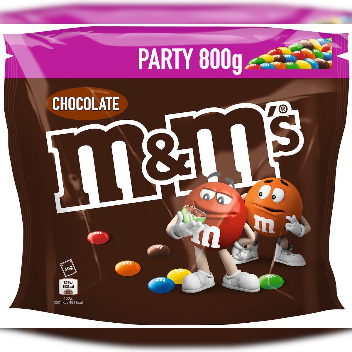 M&M's Chocolate Schokolinsen Party 800g Image