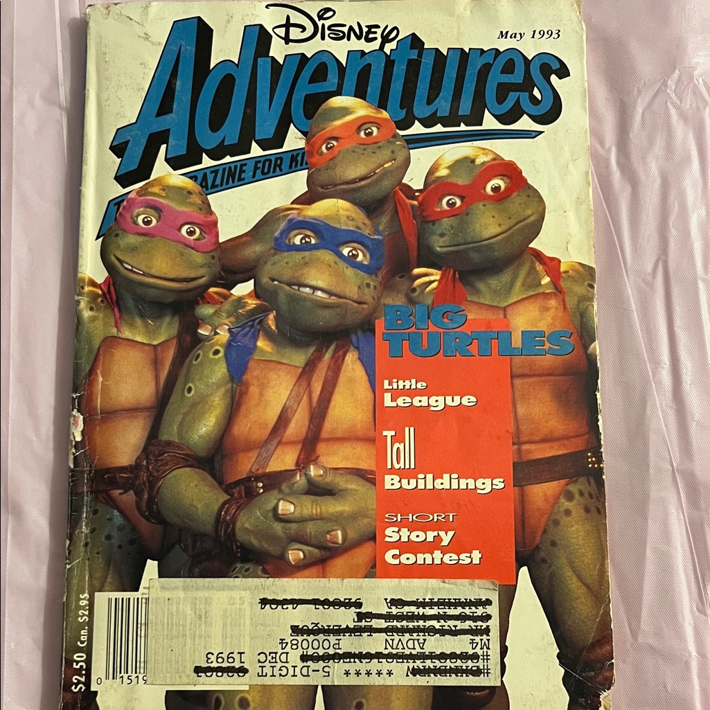 Disney Other | Disney Magazine | Color: Blue/Red | Size: Os