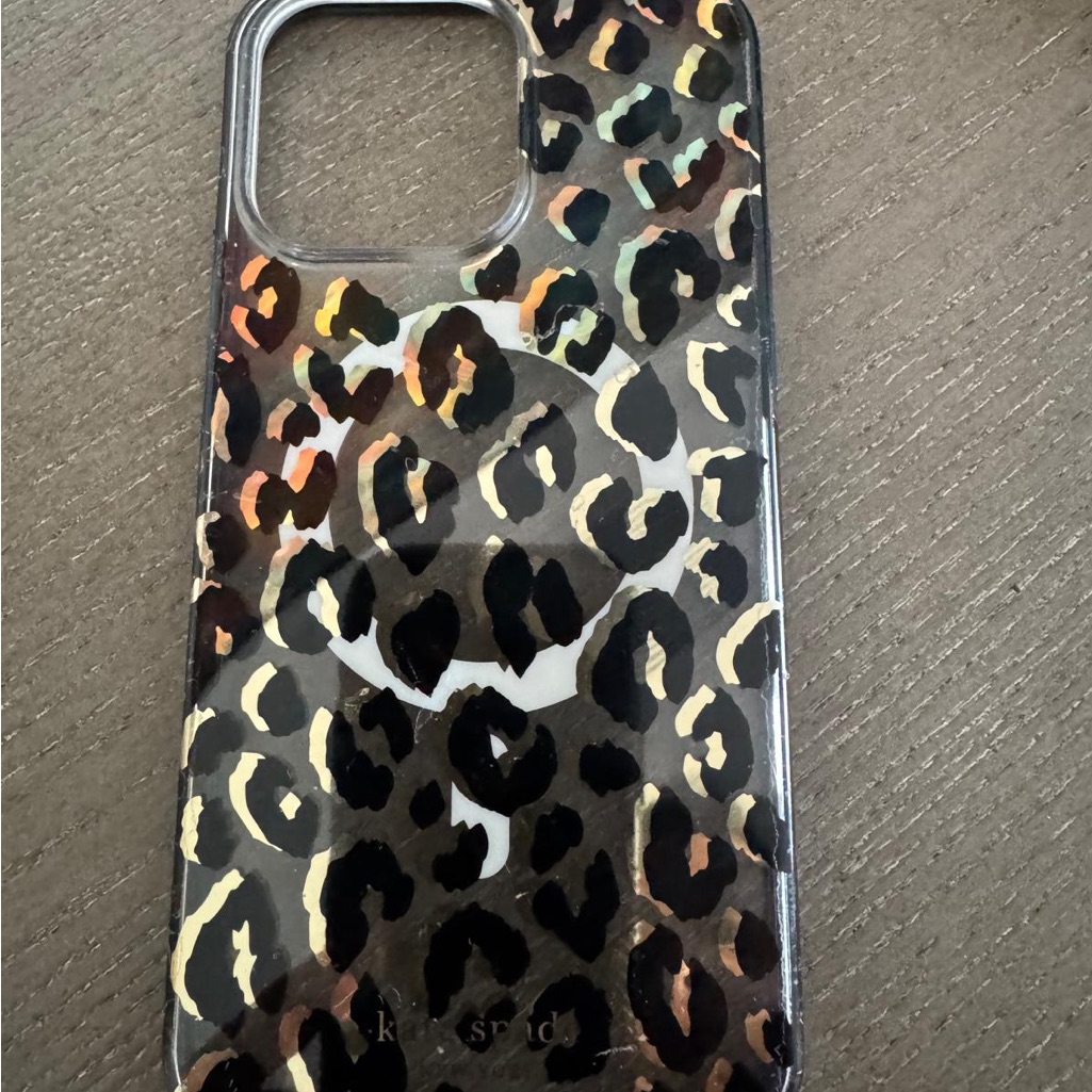 Kate Spade Cell Phones & Accessories | Kate Spade Black And Brown Animal Print Phone Case | Color: Black/Brown | Size: Os