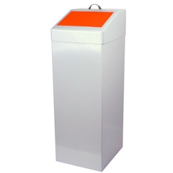 Wertstoffsammler 87 ltr., HxBxT: 90x34x38cm, orange, Marke: Szagato, Made in Germany (Abfalleimer, Abfallbehälter, Mülleimer, Abfallsammler) Image
