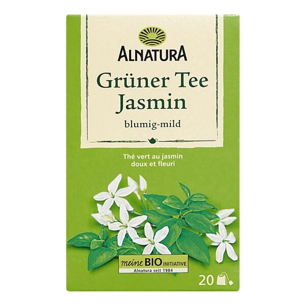Alnatura Grüner Tee »Jasmin« 20 Tassenportionen kuvertiert Image