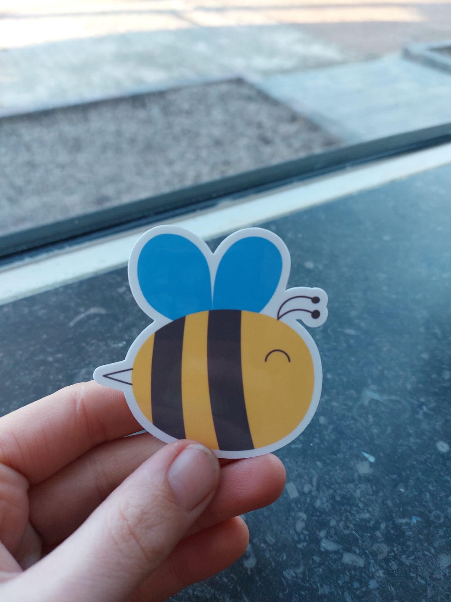 adesivo ape adesivo in vinile carino bottiglia d'acqua adesivo per laptop adesivo ape miele adesivo per un pezzo adesivi per valigia adesivi impermeab