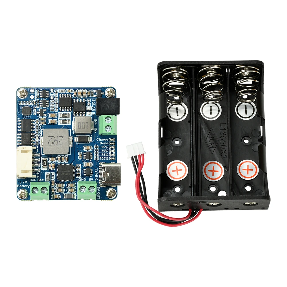 Typ-C Solar Power Manager Modul zum Laden von Li-Batterien mit 5V 3A Ausgang für 6~24V Solarpanel Image