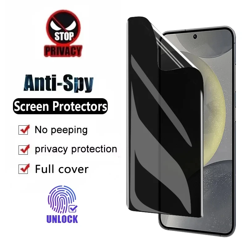 2 Stück Anti-Spy Privacy Hydro gel Film Displays chutz folie für vivo y18s y18e v40 se y100 v30 se y53t y53s 4g Image